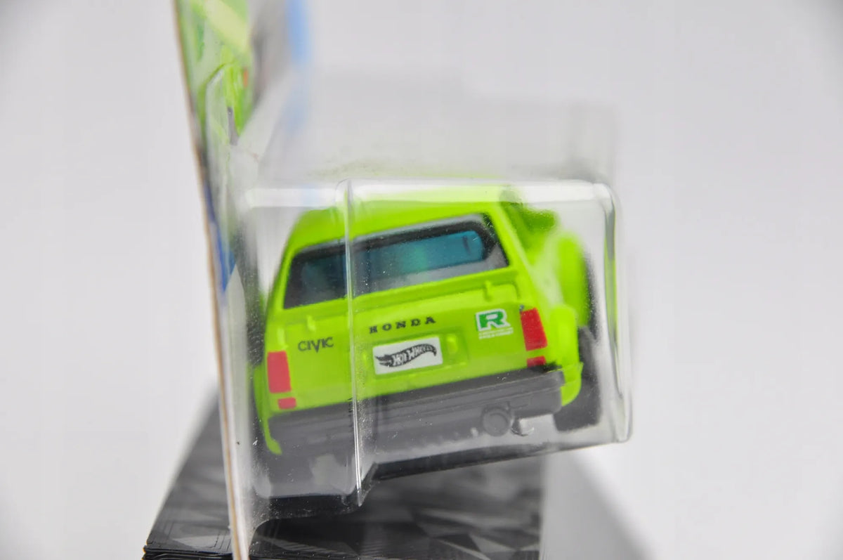 '73 Honda Civic Custom Hot Wheels 2023 Zielony 1:64 – zdjęcie 3