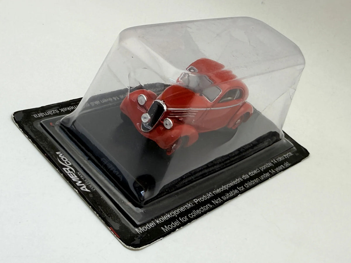 FIAT 508 BALILLA BERLINETTA Z 1936 R. AmerCom Czerwony 1:43 – zdjęcie 3