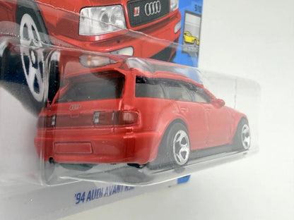 '91 AUDI AVANT RS2 Factory Fresh Hot Wheels 2024 Czerwony 1:64 + Protektor – zdjęcie 3