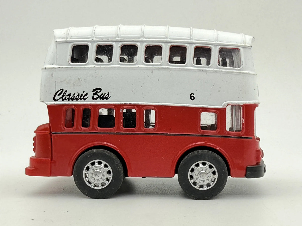 CLASSIC BUS, London Bus, City Bus 6, Die cast RM 2339, Biały 1:87, Resoraki – zdjęcie 3