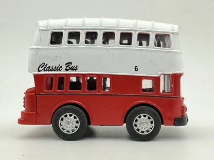 CLASSIC BUS, London Bus, City Bus 6, Die cast RM 2339, Biały 1:87, Resoraki – zdjęcie 3