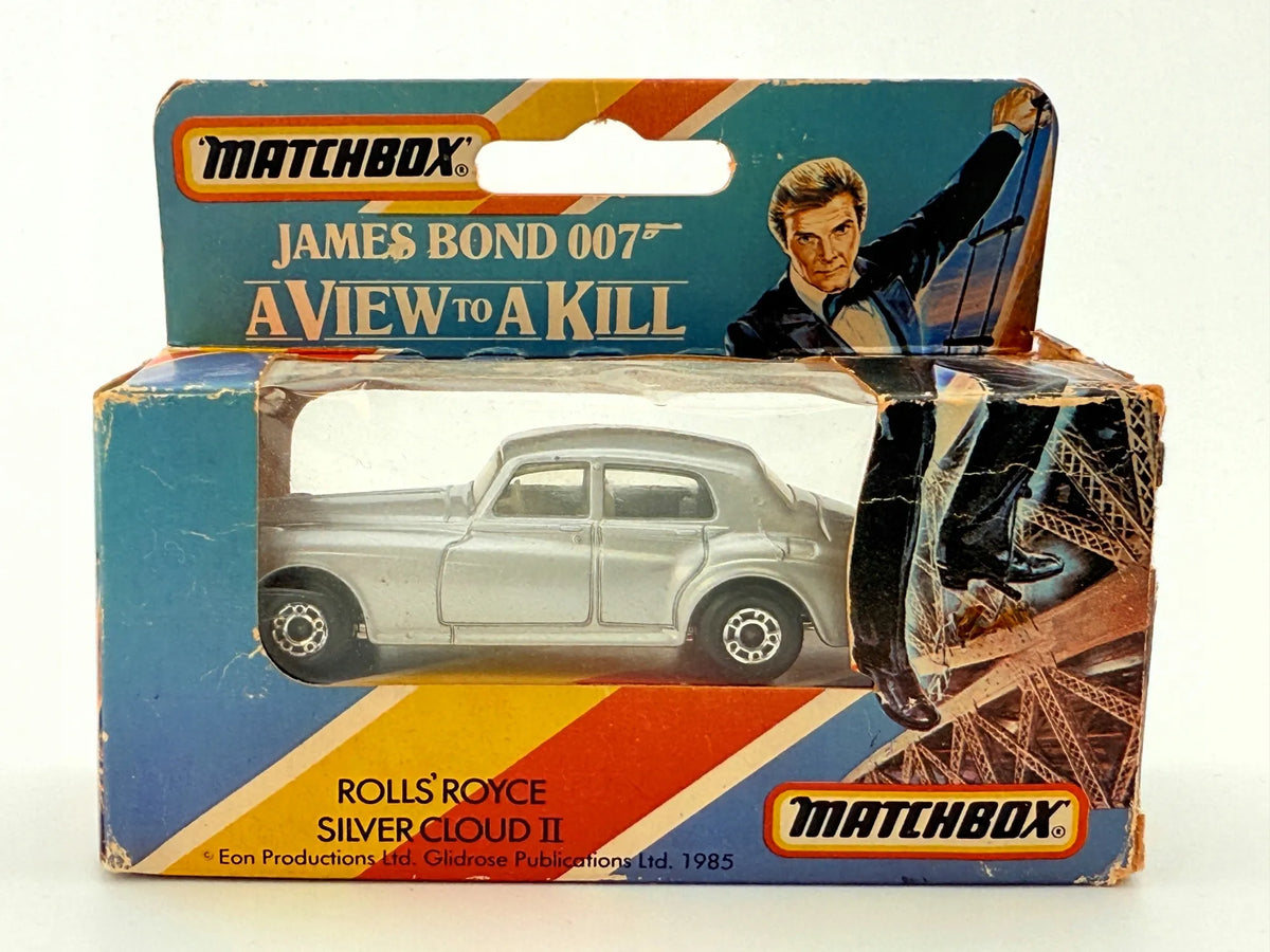 ROLLS ROYCE SILVER CLOUD II, Matchbox, Die cast 35995 16500, Srebrny, 1:43 – zdjęcie 3