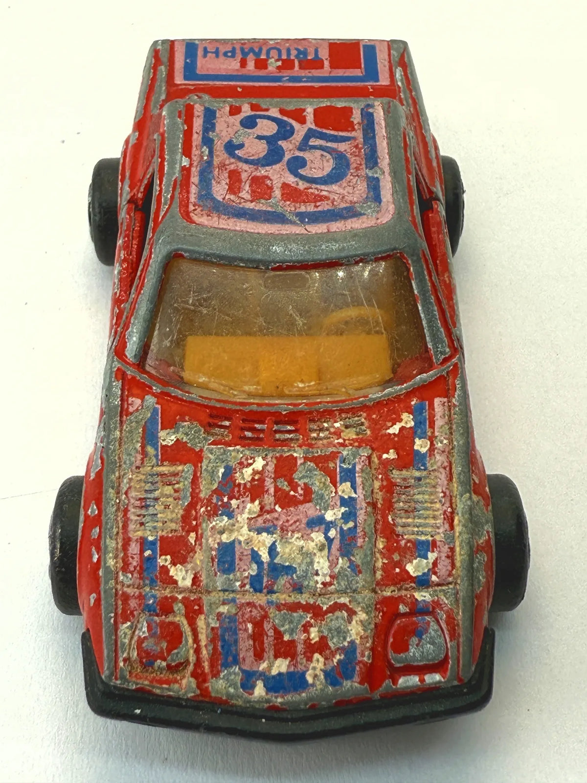 Triumph Tr7 Majorette Czerwony 1:58 Made in France – zdjęcie 3