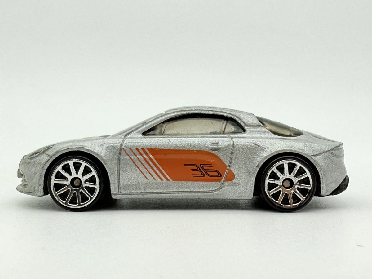 Alpine A110, Silver, Hot Wheels 2018, resoraki, die cast, srebrny, 1:64 – zdjęcie 3