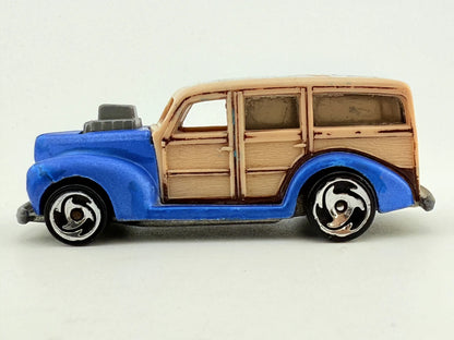 Wagon Hot Wheels Niebieska 1:64 – zdjęcie 3