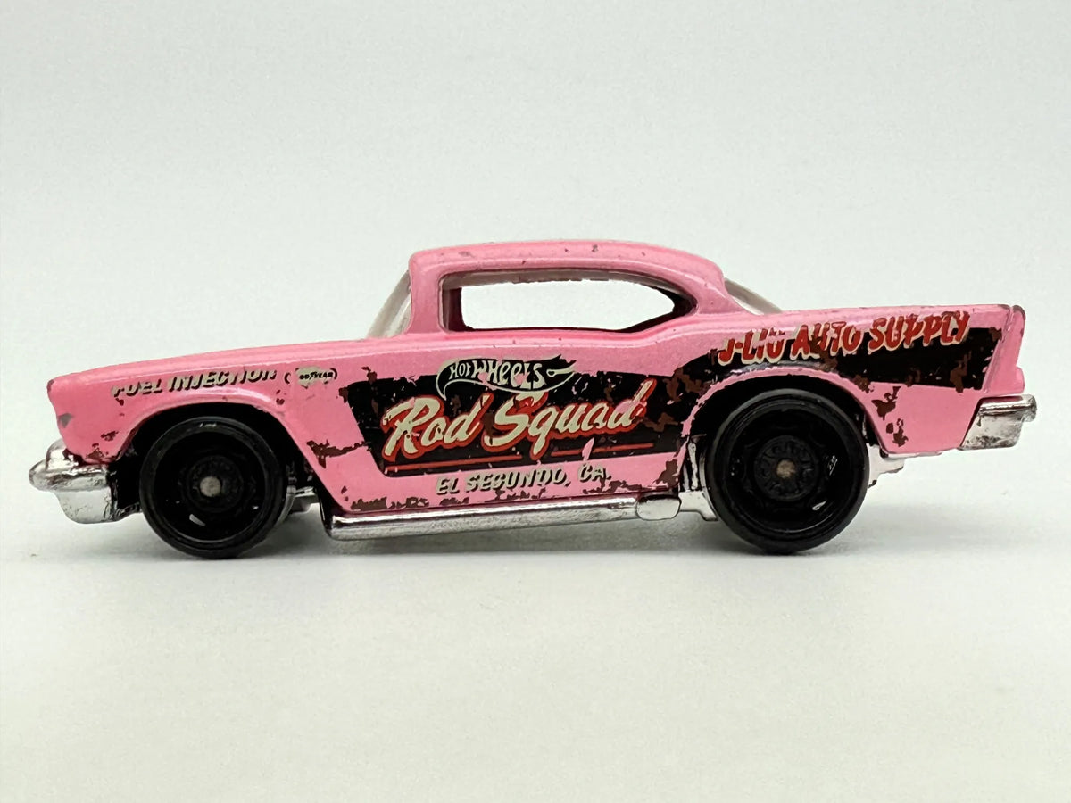 '57 Chevrolet Chevy, Hot Wheels, resoraki, die cast, 1:60 – zdjęcie 3