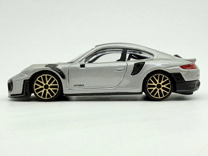 Porsche 911 Gt2 Rs Bburago Srebrny 1:43 – zdjęcie 3
