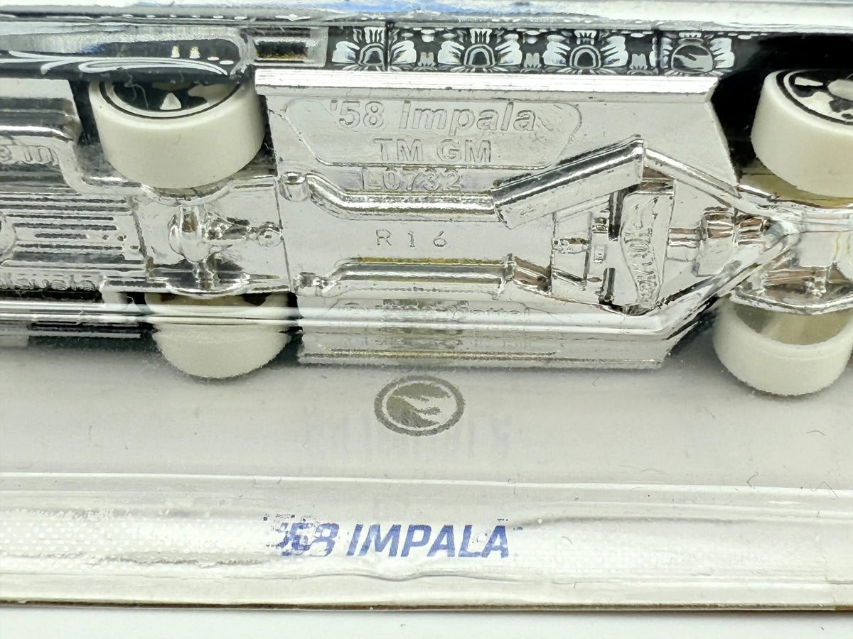 '58 IMPALA TREASURE HUNT, HW ART CARS, Hot Wheels TH 2022, Czarny, 1:64 – zdjęcie 3
