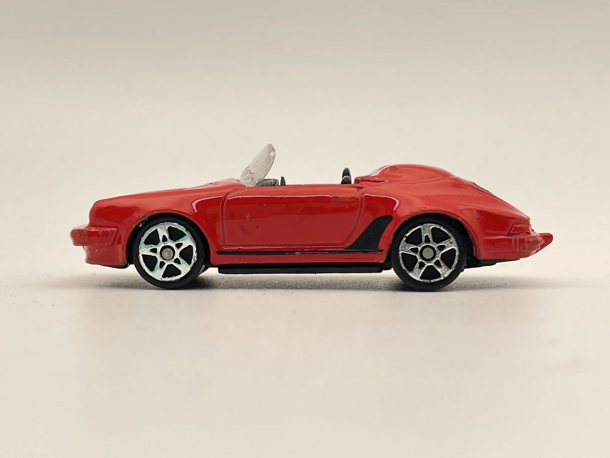Porsche 911 Speedster Cabrio, Maisto, Resoraki, Die cast 1:64, Czerwony – zdjęcie 3
