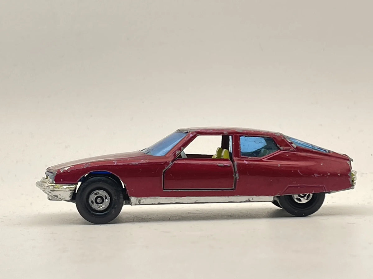 CITROEN S.M., Matchbox 1971, Made in England, Resoraki, K-33, Bordowy, 1:43 – zdjęcie 3