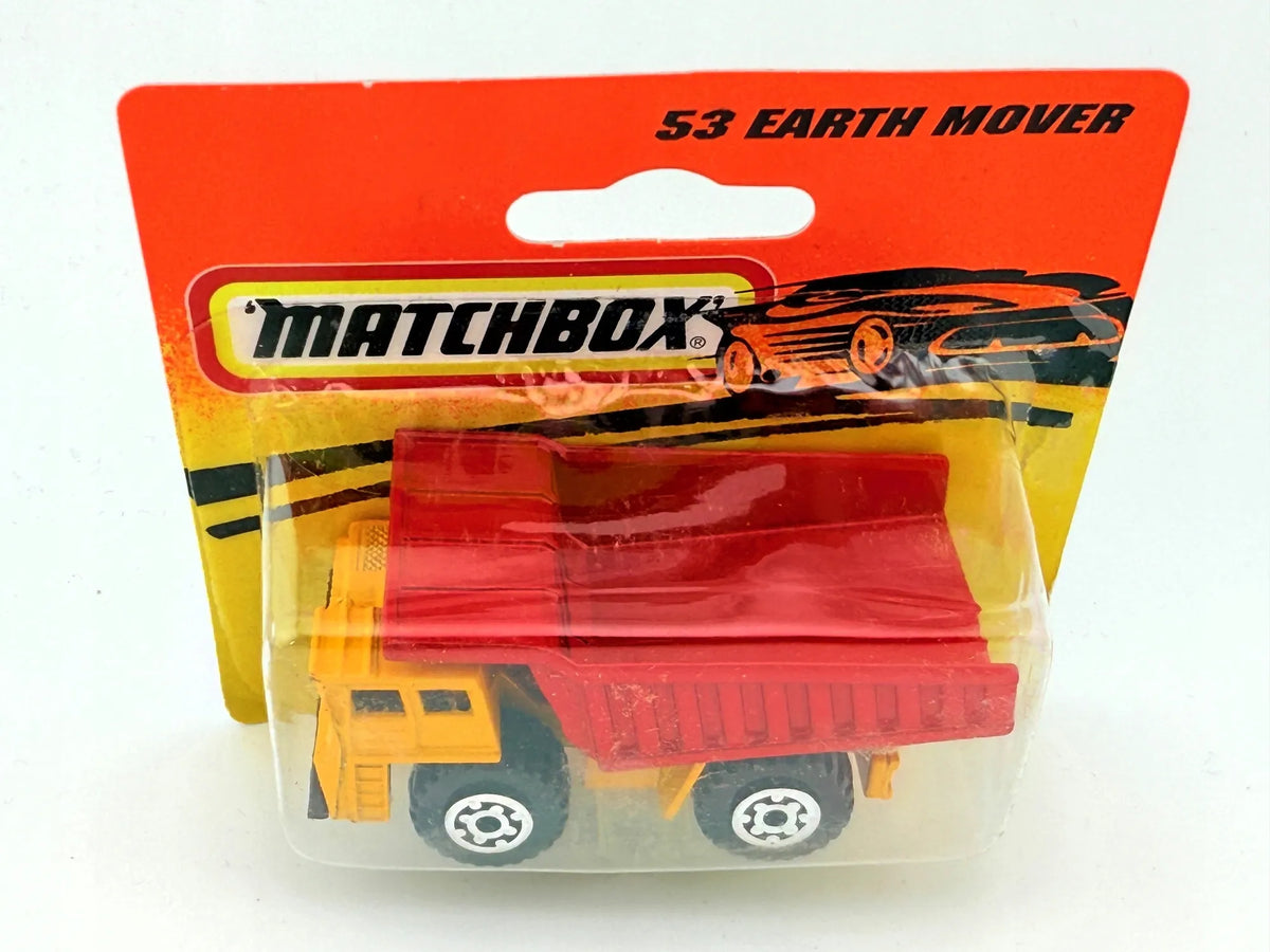 EARTH MOVER, Matchbox, Resoraki, Die cast 53, Żółty, 1:64 – zdjęcie 3