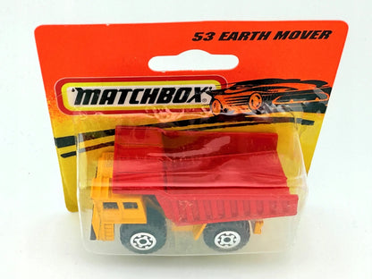 EARTH MOVER, Matchbox, Resoraki, Die cast 53, Żółty, 1:64 – zdjęcie 3