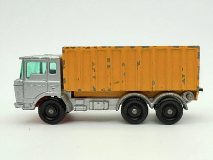 Daf Tipper Container Truck Matchbox Żółty 1:64 Made in England – zdjęcie 3