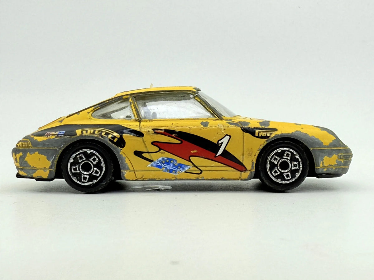 Porsche 911 Carrera, Bburago, made in Italy, resoraki, die cast, 1:43 – zdjęcie 3