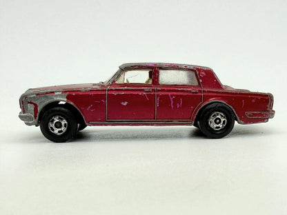 Rolls Royce Silver Shadow Matchbox Czerwony 1:64 Made in Anglia – zdjęcie 3