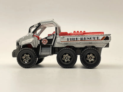 TRAIL TRACKER, Matchbox 2013, Resoraki, Die cast Bdv66 Mb912, Srebrny, 1:64 – zdjęcie 3