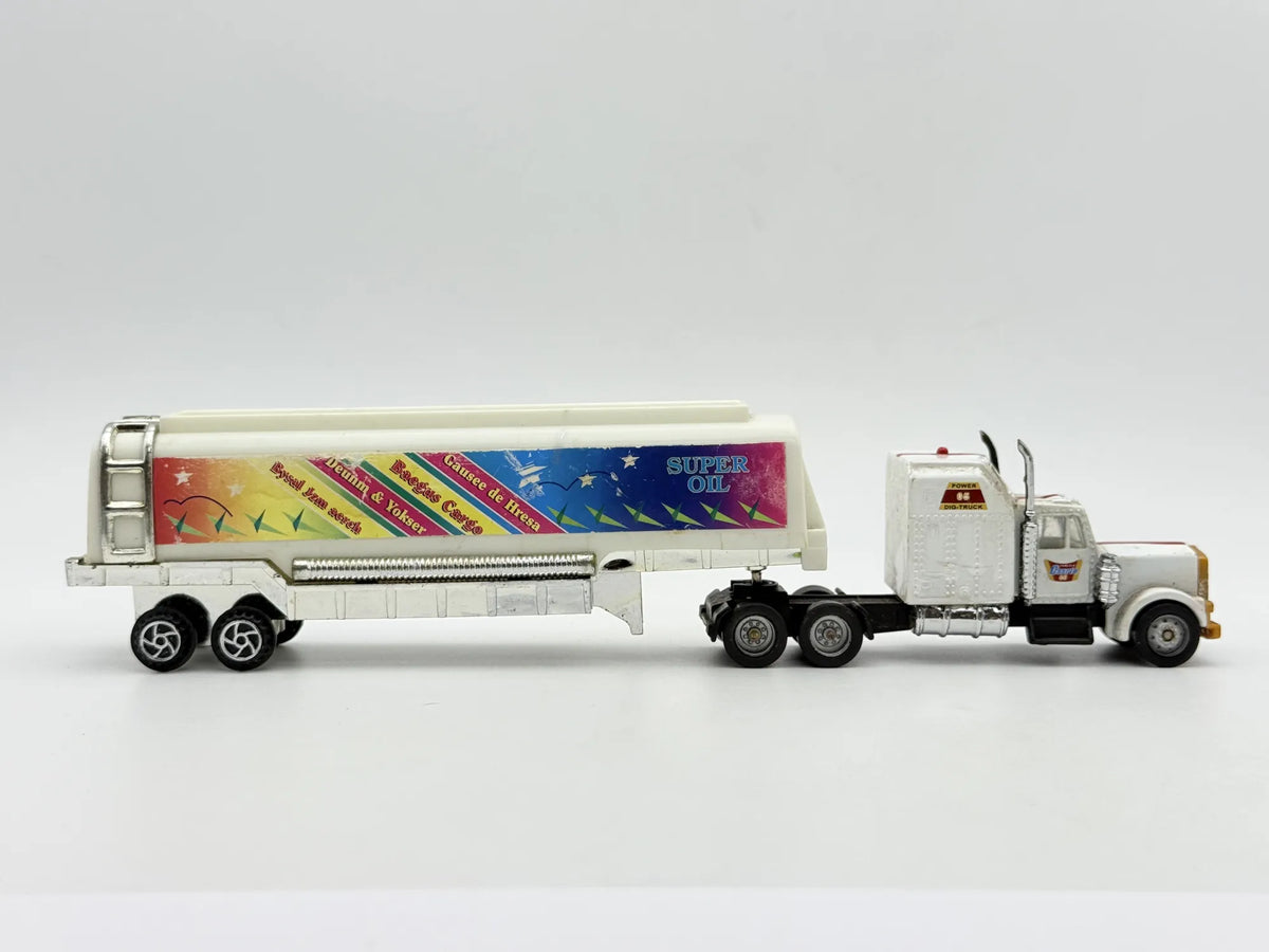 Jak PERERBILT CIĘŻARÓWKA Z CYSTERNĄ, Super Oil, Die cast, 1:87, Resoraki – zdjęcie 3