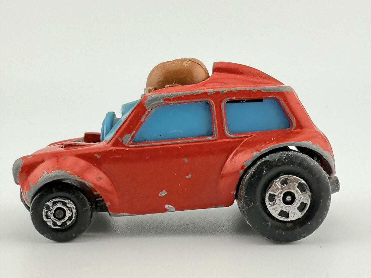 MINI HA HA, Matchbox 1975, Made in England, Die cast N 14, Czerwony, 1:64, – zdjęcie 3