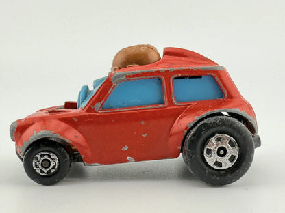 MINI HA HA, Matchbox 1975, Made in England, Die cast N 14, Czerwony, 1:64, – zdjęcie 3