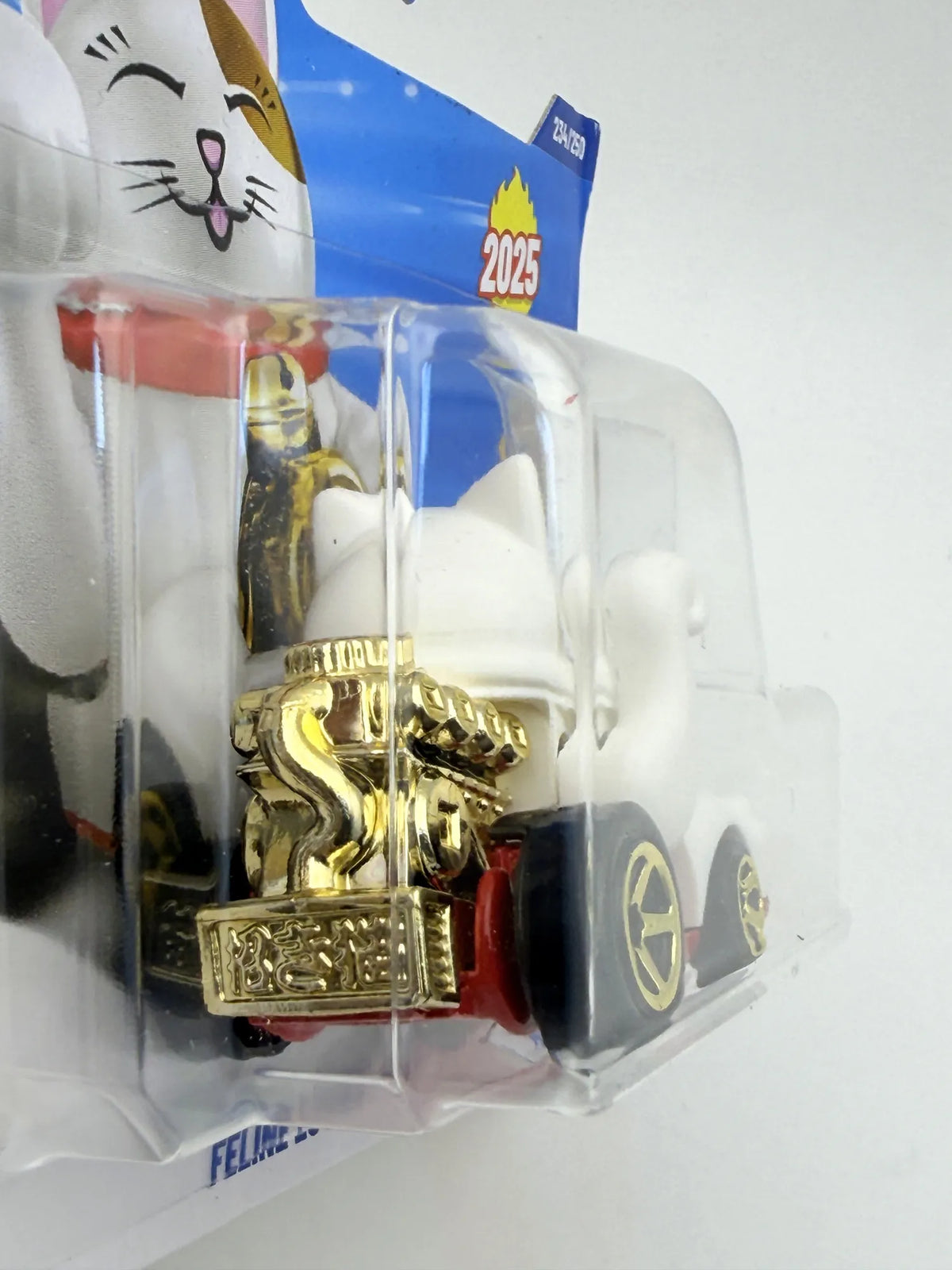 FELINE LUCKY HW CELEBRATION RACER Hot Wheels 2025 Biały 1:64 – zdjęcie 3