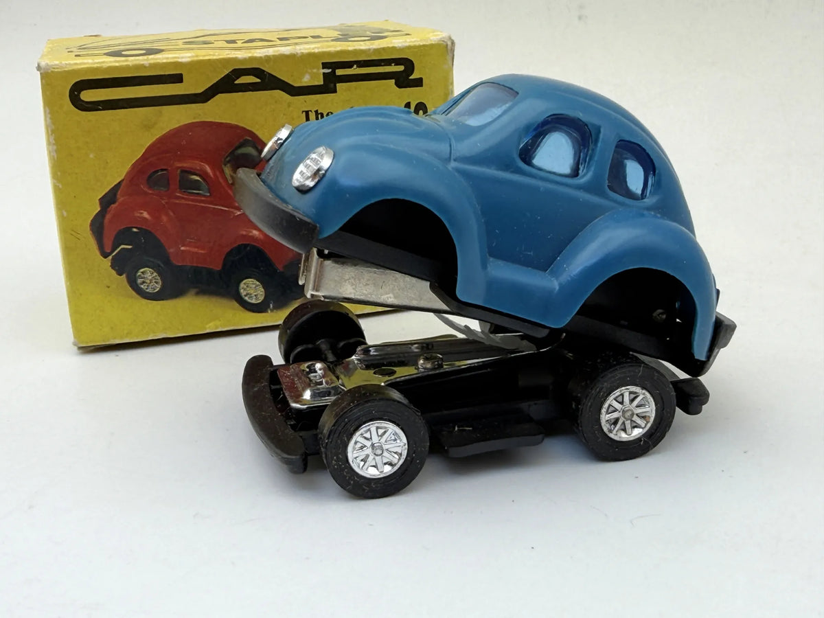 VOLKSWAGEN BEETLE Stapler '90 Niebieski 1:32 Zszywacz – zdjęcie 3
