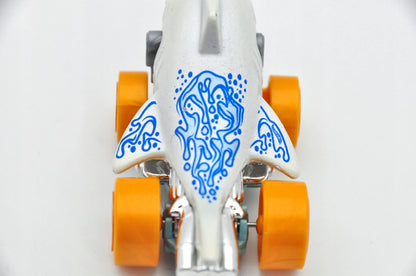 SHARKRUISER, Hot Wheels 2011, Die cast DHP30, Biały, 1:64, Resoraki – zdjęcie 3