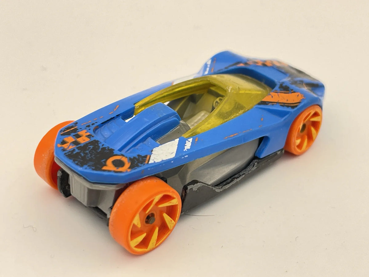 HW WARP SPEEDER, Hot Wheels 2019, Resoraki, Die cast, Niebieski, 1:64 – zdjęcie 3