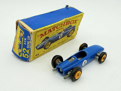 B.R.M. Racing Car Matchbox Niebieski 1:64 Made in Angelia – zdjęcie 3