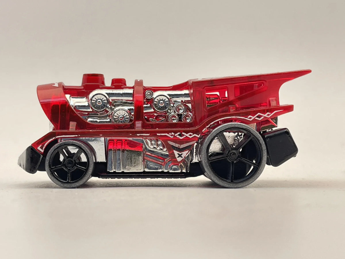 LOCO MOTORIN', Hot Wheels, Resoraki, Die cast Ghb65, Czerwony,, 1:64 – zdjęcie 3