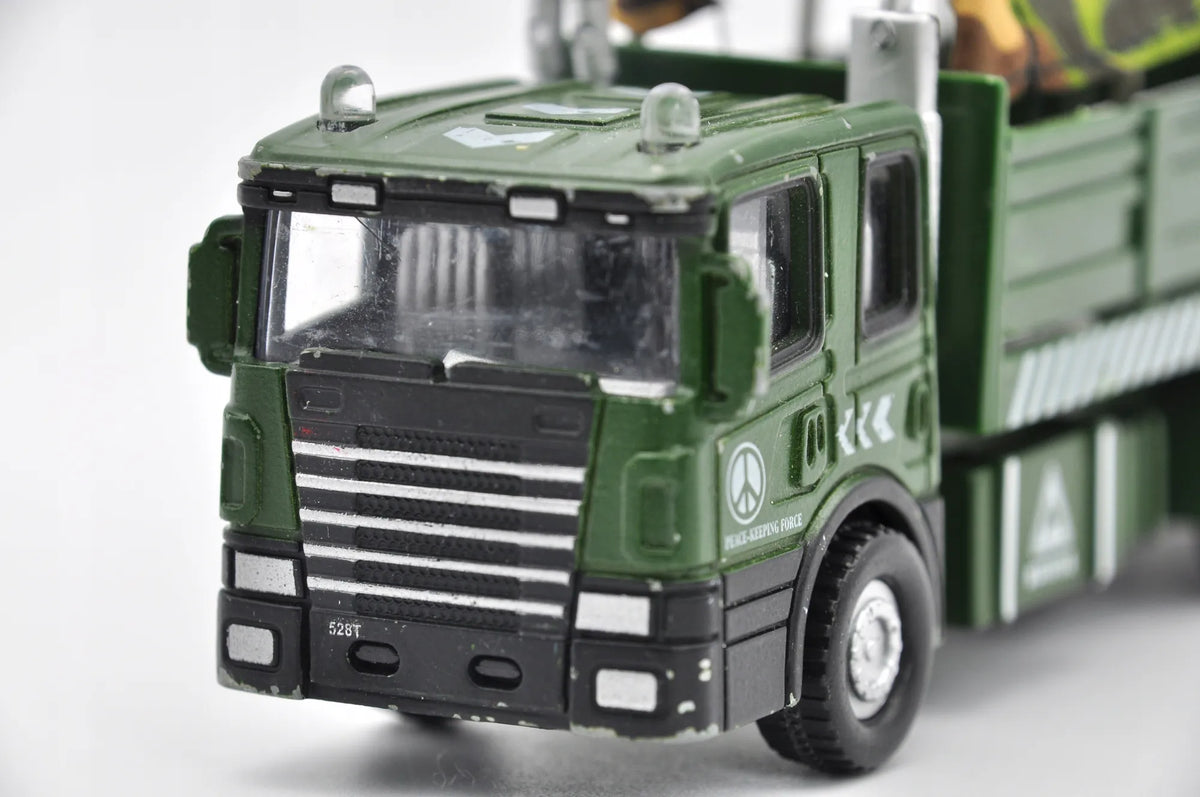 Ciężarówka Wojskowa Ciężarówka 6X6 Wojsko Zielony 1:50 – zdjęcie 3