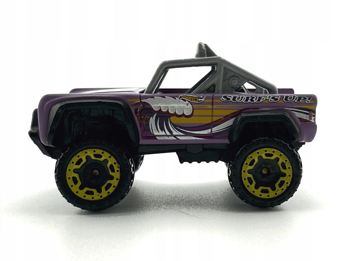 Custom Ford Bronco Hot Wheels 2007 Fioletowy 1:64 – zdjęcie 3