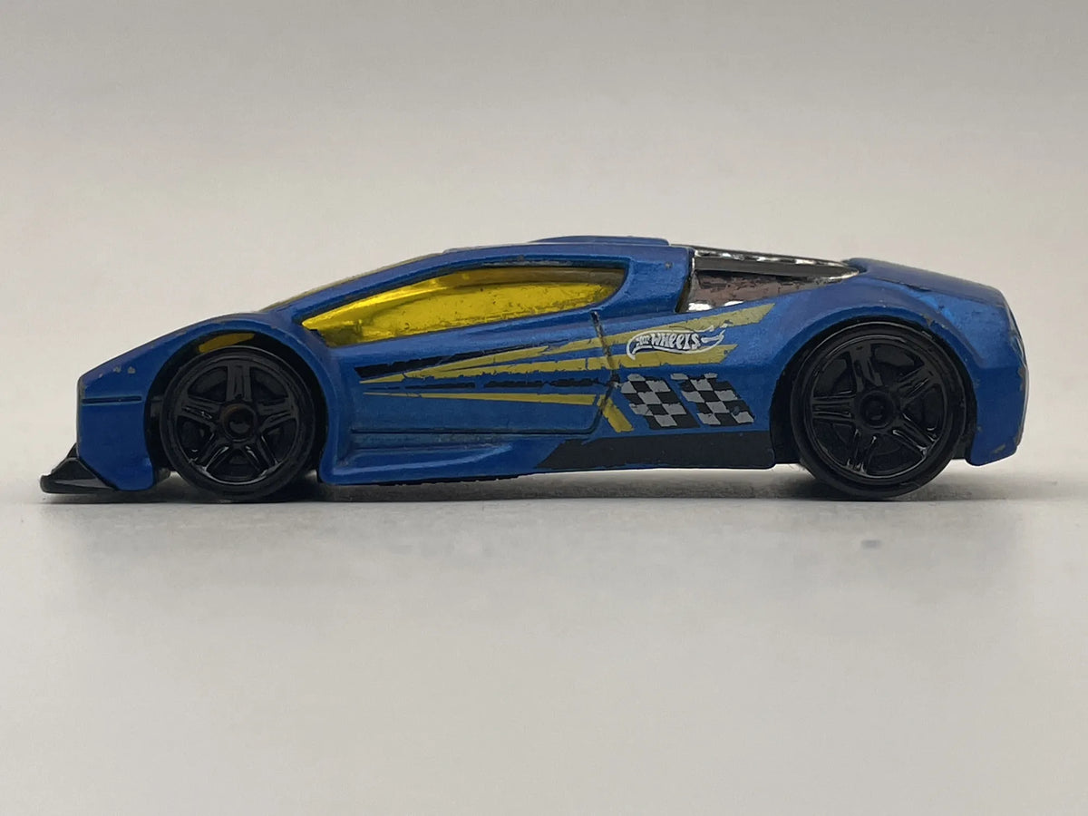 ZOTIC, Hot Wheels 2002, Die cast 56361, Niebieski, 1:64, Resoraki – zdjęcie 3
