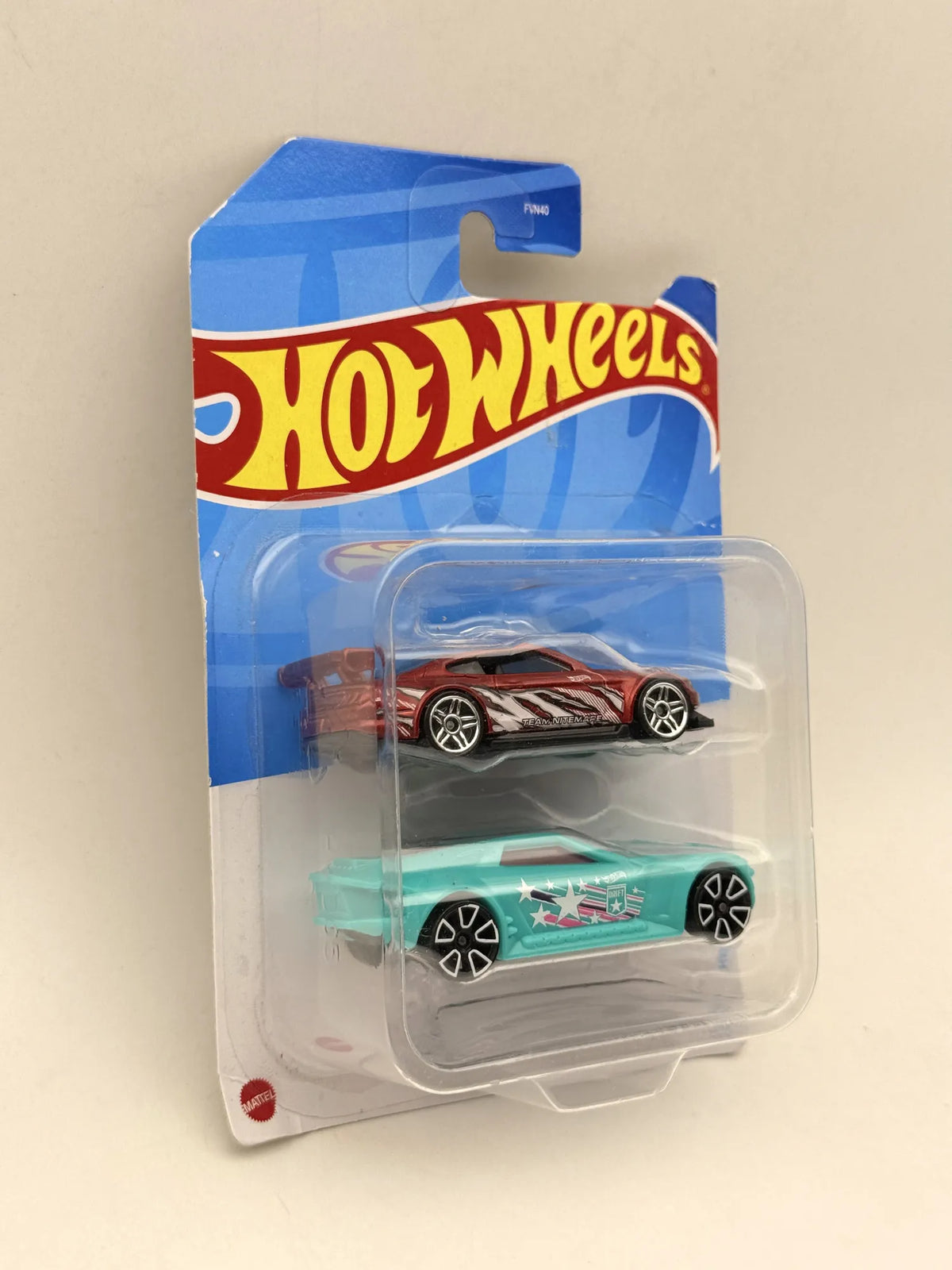 2 PACK / Team Nitemare Mainline Hot Wheels 2023 Czerwony 1:64 The Vanster – zdjęcie 3