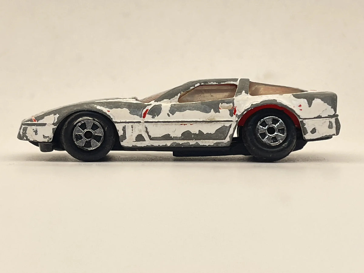 CORVETTE 1983, Spupucannely Roquctions, ERTL, Die cast 624G, Biały, 1:64 – zdjęcie 3