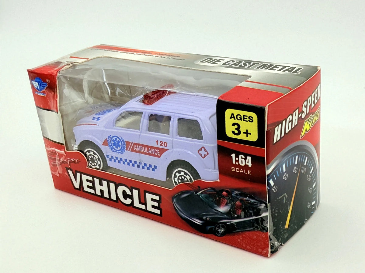 Ambulance, Karetka SUV, FEISU, Resoraki, die cast, 1:64 – zdjęcie 3