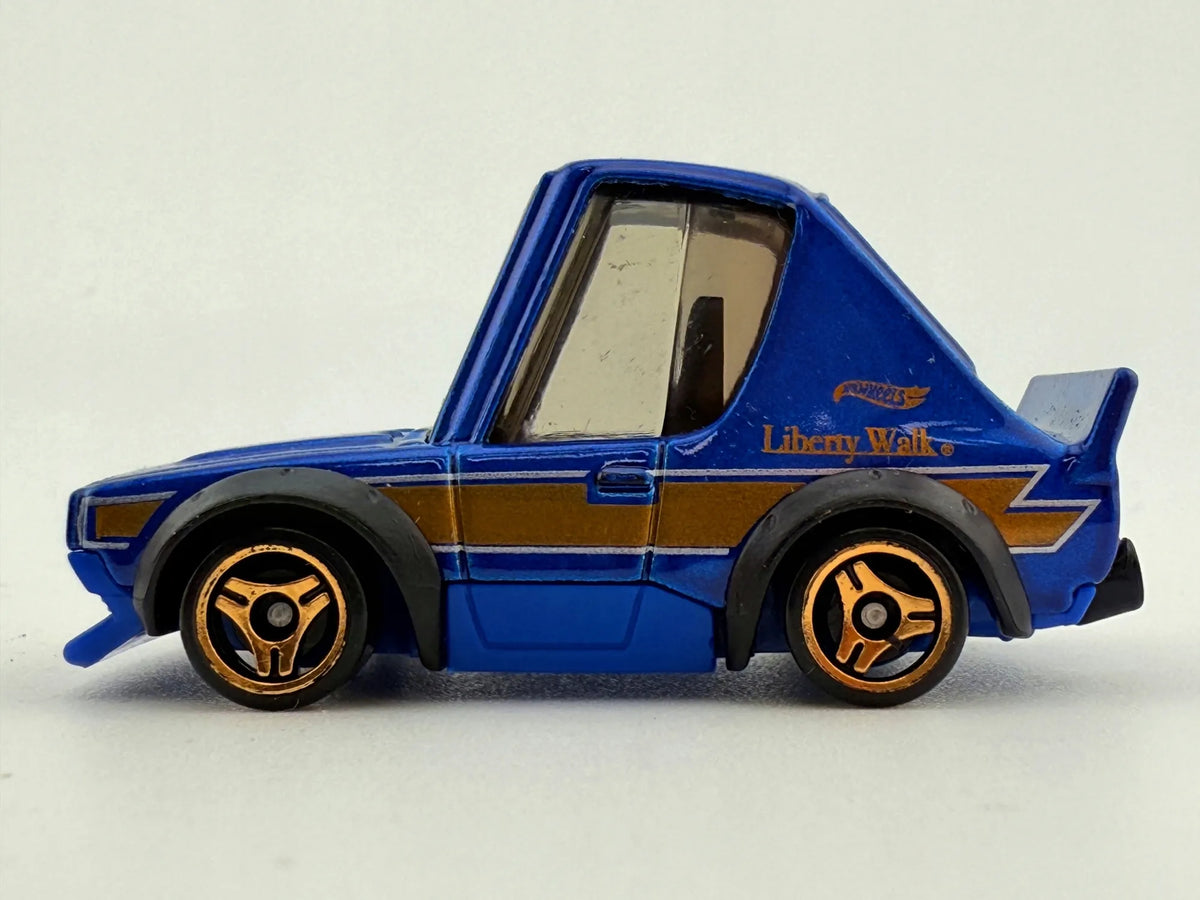 SKYLINE 2000 GT-R LBWK, Hot Wheels, Die cast Hry85, Niebieski, 1:64 – zdjęcie 3