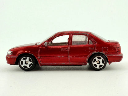 TOYOTA COROLLA, Resoraki, Die cast 79042, Czerwony, 1:64 – zdjęcie 3