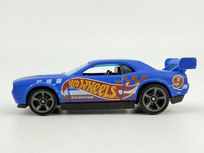 DODGE CHALLENGER DRIFT CAR, Hot Wheels 2010, Die cast 1 NL, Niebieski, 1:64 – zdjęcie 3