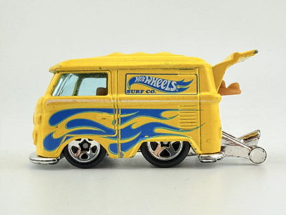 VW KOOL KOMBI (VOLKSWAGEN T1), Hot Wheels 2012, Die cast X1636, Żółty, 1:70 – zdjęcie 3