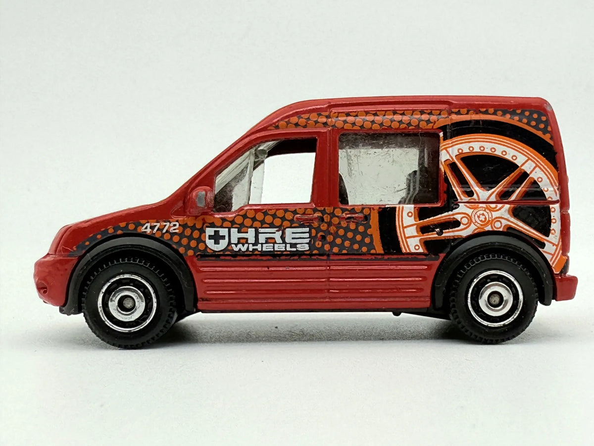 Ford Transit Connect 2010, Matchbox, Resoraki, die cast, 1:64, czerwony – zdjęcie 3