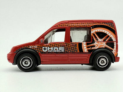 Ford Transit Connect 2010, Matchbox, Resoraki, die cast, 1:64, czerwony – zdjęcie 3