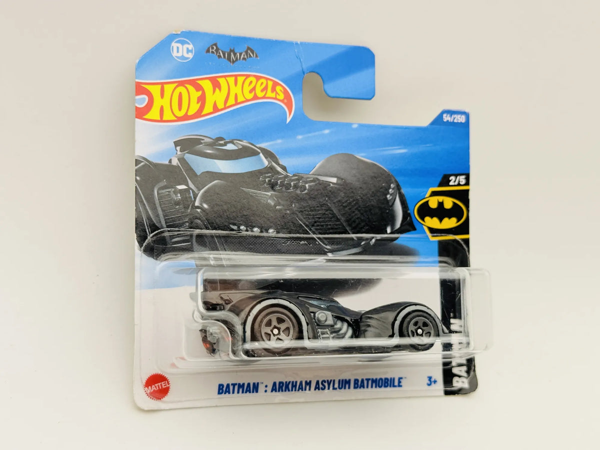 Batman Arkham Asylum Batmobile Hot Wheels 2025 Mainline 1:64 Blister Czarny – zdjęcie 3