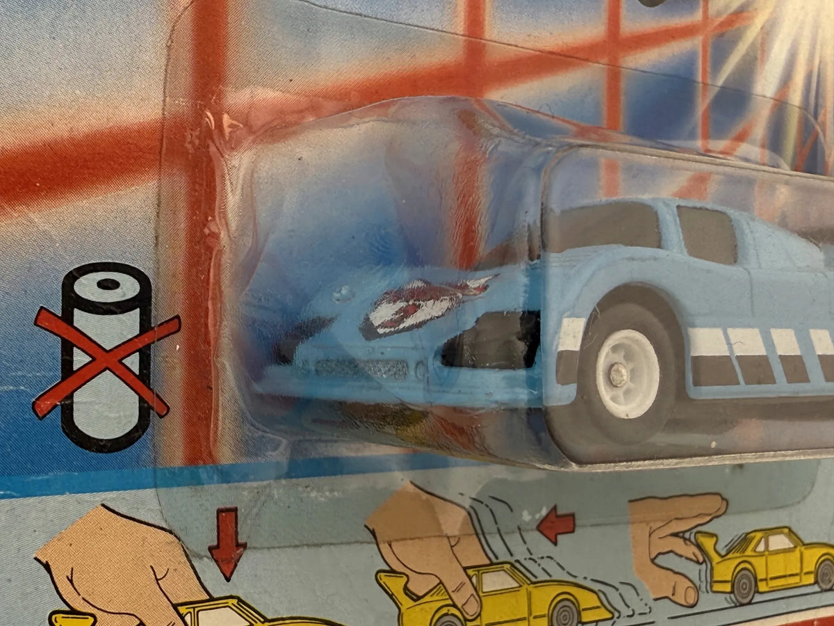 Prototyp Grupy C HW Turbo Majorette Niebieski 1:60 Made in France – zdjęcie 3