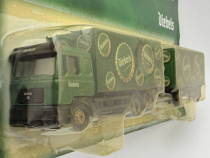 MAN TRUCK PromOcean 1:87 Ciężarówka Promocyjna Diebels Blister Zielony – zdjęcie 3