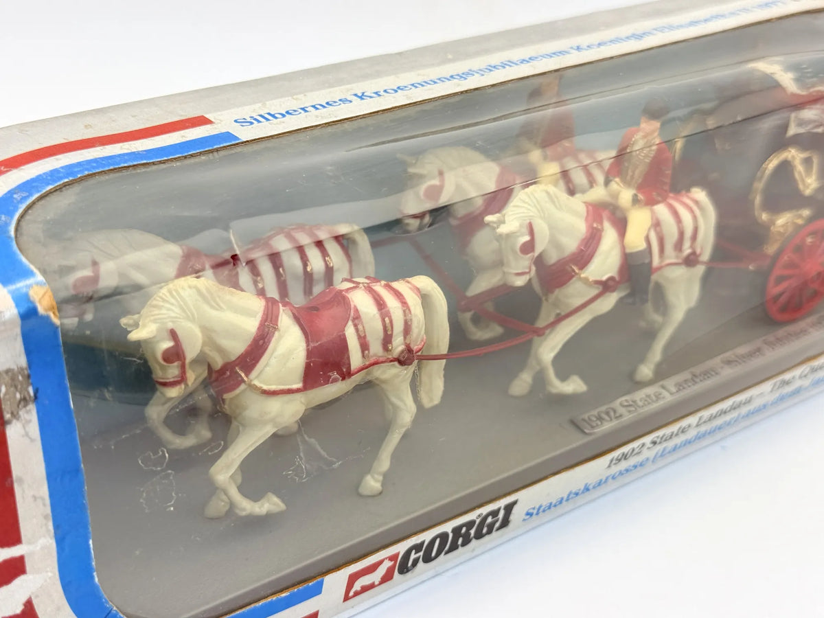1902 STATE LANDAU Kings And Queens Of Britain Corgi 1977 1:30 Made in UK – zdjęcie 3