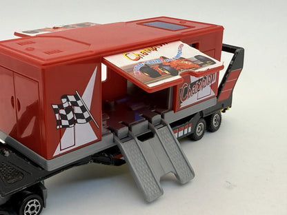 Ciężarówka Racing Team Truck Custom Majorette Czerwony 1:87 Made in France – zdjęcie 3