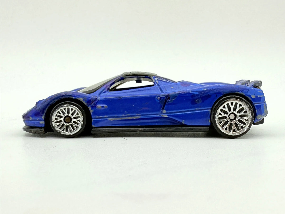 PAGANI ZONDA C12, MotorMax, Die cast 6081, Niebieski, 1:64, Resoraki – zdjęcie 3