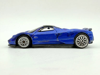 PAGANI ZONDA C12, MotorMax, Die cast 6081, Niebieski, 1:64, Resoraki – zdjęcie 3