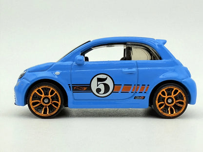 FIAT 500E, Hot Wheels 2018, Die cast FXB29, Niebieski, 1:64, Resoraki – zdjęcie 3
