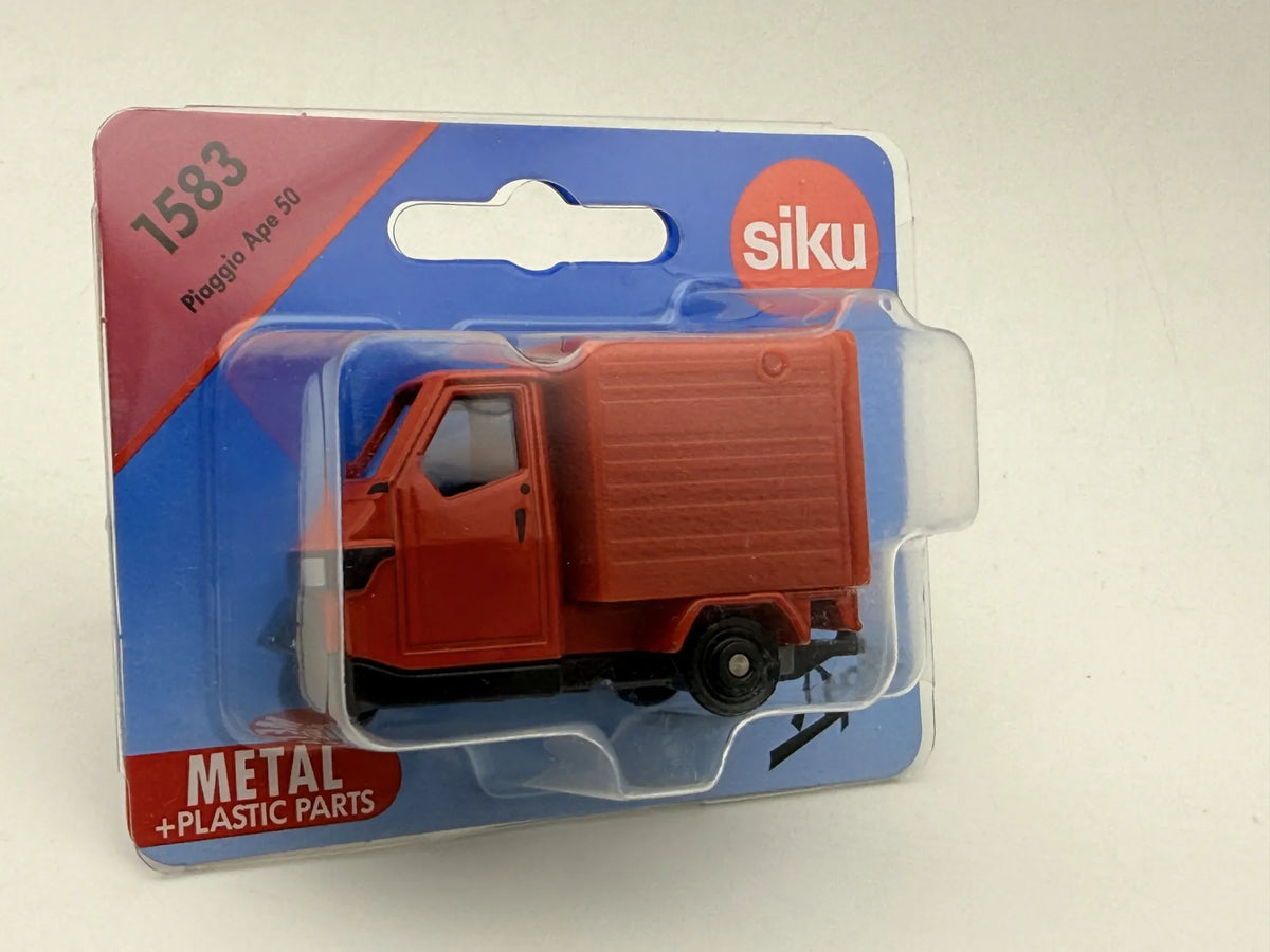 1583 PIAGGIO APE 50 SIKU 2023 Czerwony 1:64 – zdjęcie 3